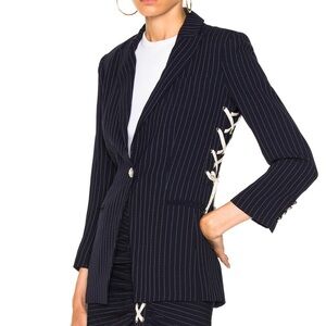 VERONICA BEARD Taylor Lace Up Side Blazer size 2